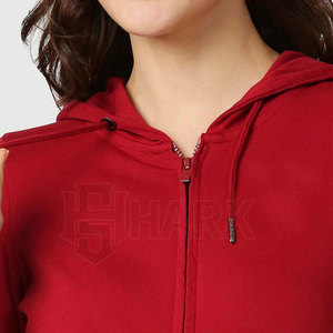 Vente en gros de sweats à capuche respirants pour femmes dernier style de sweats à capuche pour femmes de couleur unie sweats à capuche pour femmes personnalisés - Product Image 5