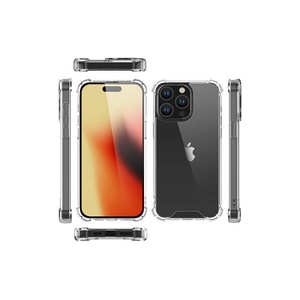 Coque en silicone transparente Netzy Luxury Nitro Series pour iPhone 15 Pro Max, protection antichoc avec style Ins - Product Image 2