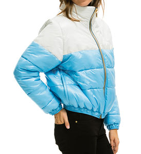 2025 personnalisé unisexe hiver Nylon veste imperméable col montant respirant toile veste hommes bouffant veste bulle personnalisé - Product Image 6