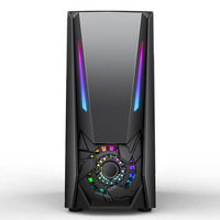 New Custom White Micro Atx Computer Cases Towers Rgb Gamer Pc Cabinet Chassis Desktop Casing Gaming Pc Case