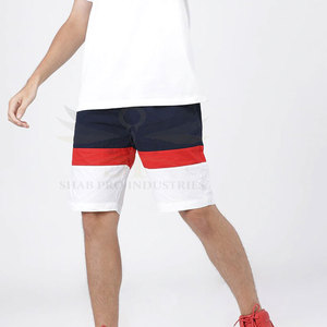 Nuevo estilo High Street Custom Made Men Shorts Color sólido Liso teñido 100% Algodón Transpirable Cierre de cordón Hecho en Pakistán - Product Image 5