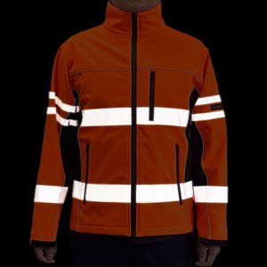 Veste de travail d'hiver à haute visibilité réfléchissante, imperméable, softshell, vêtements de sécurité pour la construction et la sécurité routière - Product Image 6