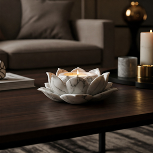 เชิงเทียนหินอ่อนธรรมชาติสำหรับงานแต่งงานเชิงเทียนหินอ่อนสุดหรูสำหรับตกแต่งทำด้วยมือจำนวนมาก - Product Image 2