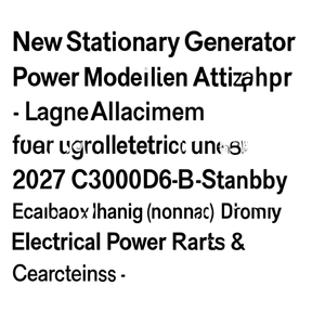 Nuevo Módulo de Alimentación Estacionario para Generador, Accesorio para 2027 C3000D6EB-Standby Prime, Listo para Energía Eléctrica de Emergencia - Product Image 2