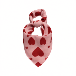 Cox Fashion Bufanda triangular para mujer con estampado de corazones, chal cálido de 180x70cm, otoño invierno S26539 - Product Image 2