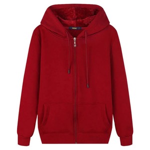 Sweat à capuche élégant 100% coton pour femmes décontracté épaule tombante Premium personnalisé fermeture éclair capuche respirant à la mode Badge - Product Image 1