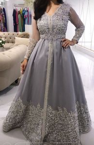 STYLISH <b>SILK</b> CAFTAN DRESS FOR EMBELLISH WITH CRYSTAL BEADS,GLASS STONE WORK ON <b>SILK</b> <b>FABRIC</b> FOR PARTY-WEAR/WEDDING@ 2022 - Product Image 2