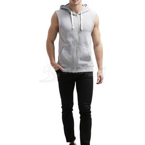 2025 Men's Winter <b>Gym</b> <b>Hoodies</b> Sleeveless Best Material Digital Printing Wholesale Rate New Design - Product Image 5