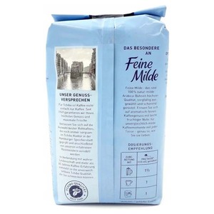 Super vente 500g de grains de café Tchibo Sana Sanfter Moment 50 pour cent de café allemand de qualité supérieure torréfié doux sans caféine parfait - Product Image 4