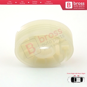 Polea de la rueda del regulador de ventana BWR5395 derecha 71740121 60695865 para 156 159 - Product Image 4