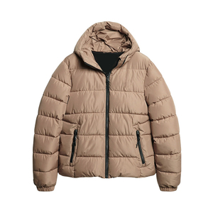 Chaqueta de invierno para hombre, chaqueta acolchada gruesa de moda larga informal para hombre al aire libre - Product Image 2