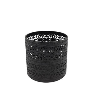 Meilleur design de bougie votive en métal de taille moyenne de forme ronde de couleur or pour la décoration de table pour la maison et le mariage personnalisée - Product Image 4