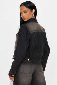 High Quality Custom-made Breathable Woven Eco-Friendly <b>Reversible</b> 100% Cotton Women's Winter Denim <b>Jackets</b> - Product Image 3