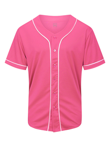 Venta caliente de alta calidad personalizada hombres béisbol Jersey verano deportes transpirable manga corta con letra impresión Softball desgaste - Product Image 5
