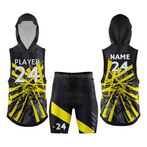 Confort Résistant À L'humidité À Séchage Rapide 7v7 Football Uniforme Sur Mesure Compression Fit Élégant Conceptions Sublimées Logos Personnalisés - Product Image 4