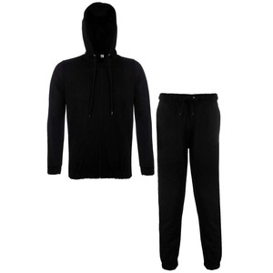 Heavy Weight Fleece Mens <b>Zip</b>-<b>Up</b> <b>Hoodie</b> & Jogger Sweatpants Set - Product Image 4
