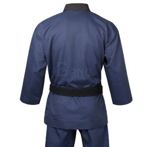 Ropa deportiva de alta calidad, uniforme de Taekwondo para hombres adultos, colores personalizados y logotipo 100% algodón, venta al por mayor - Product Image 3
