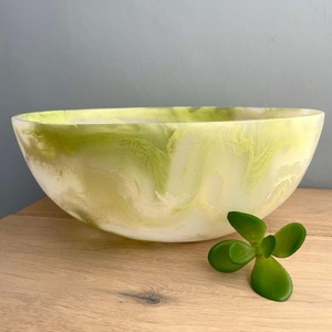 Tazón de Chocolate de Resina Epoxi con Ágata de Ángel Hecho a Mano, Regalo de Ramadán y Eid para Seres Queridos - Product Image 2