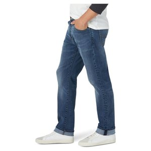 กางเกงยีนส์ผู้ชายทรงแบ็กกี้เอวยางยืดสำหรับฤดูร้อนกางเกงผ้าเดนิมทรงตรงลำลองแนวธุรกิจปักลายแบบคลาสสิกสำหรับผู้ชาย - Product Image 4