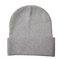 Nuevo Gorro de Punto Acrílico para Clima Frío, con Borde Enrollado, Estilo Informal, de Color Sólido, Multicolor, Unisex, para Adultos, para Viajes