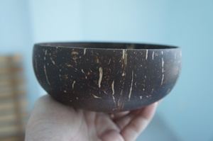 ขายร้อนคุณภาพสูงชามกะลามะพร้าวธรรมชาติชามเทียนกะลามะพร้าวอินทรีย์ - Product Image 3