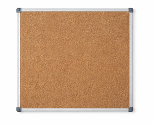 กระดานไม้ก๊อกกรอบอลูมิเนียมติดผนัง กระดานประกาศ แผงแสดงข้อความ สำหรับใช้ในสำนักงาน โรงเรียน บ้าน - Product Image 1