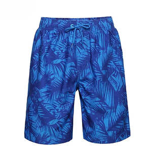 กางเกงชายหาดชายแบบแห้งเร็ว กันลม ระบายอากาศได้ดี ความยาวระดับเข่า พิมพ์ลาย 3 มิติ ลายเรียบ ไซส์ใหญ่ เอวยางยืด สำหรับเล่นน้ำ - Product Image 5