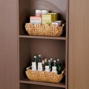 Panier de rangement en jacinthe d'eau, panier de rangement fait à la main, vente en gros, écologique, fabriqué au Vietnam - Product Image 5