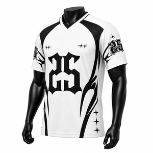 Custom Soccer Jersey Men Sublimation Quick Dry Breathable Football Training Shirt OEM ODM Team Uniform Wholesale - Product Image 3