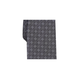 Cravatta Classica da Uomo Tasso Elba in Seta 100% Nera Jacquard a Pois e Righe, Casual, Taglia Regolare, in Lana e Poliestere, Confezione Regalo - Product Image 2