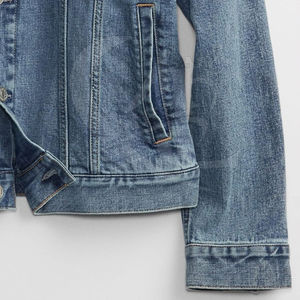 Chaqueta vaquera para hombre con estilo hecha a medida 2025, resistente al viento y cómoda con opción de diseñar su propio logotipo, estilo informal - Product Image 4