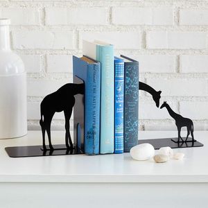 Top-rated Popular Metal Bookends with Elegant Detailing Perfect for Enhancing Both Modern and Traditional <b>Spaces</b> - Product Image 2
