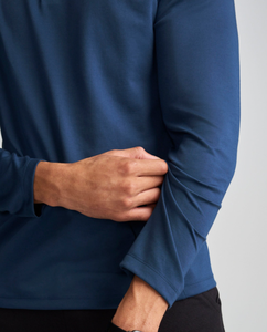 เสื้อโปโลแขนยาวสำหรับผู้ชายผ้าโพลีเอสเตอร์/ ผ้าคอตตอน24%/220สแปนเด็กซ์21% โลโก้ได้ตามต้องการ - Product Image 5