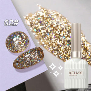 Alta calidad acrílico diamante Aurora polvo brillo esmalte de uñas UV geles para salón mujeres belleza pintura <span class=keywords><strong>Venalisa</strong></span> Gel de uñas - Product Image 4
