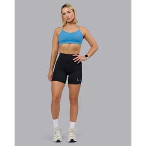 Soutien-gorge de sport Rush - Bleu azur rembourré, grande taille, pour yoga, gym et entraînement - Product Image 2