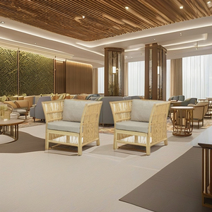 Fauteuil de loisirs moderne ALENA en rotin tufté de haute qualité avec coussin, provenant d'Indonésie, idéal pour ferme, centre commercial, salon, chambre et hôtel - Product Image 4