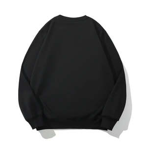 Venta al por mayor colección de invierno serigrafiado chándal en blanco personalizado impresión DTF chándal de color negro personalizado - Product Image 5