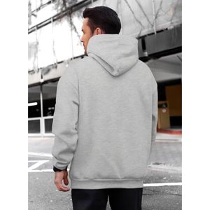 Vente en gros logo personnalisé pull en polaire uni lourd surdimensionné cordon de serrage sweats à capuche pour hommes fabricant de vêtements d'hiver respirants - Product Image 5