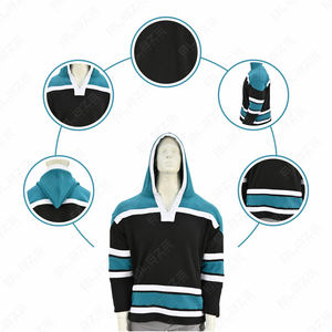 Sudaderas con cremallera para hombre de nuevo diseño-Tira multicolor bordada Impermeable y transpirable Ropa de calle de la mejor calidad a la venta - Product Image 5