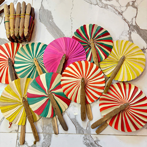 Abanico de hoja de palma Hoja de Palma natural hecha a mano para Beach Resort y Tropical Party Vietnam 99 Gold Data - Ms Violet - Product Image 6