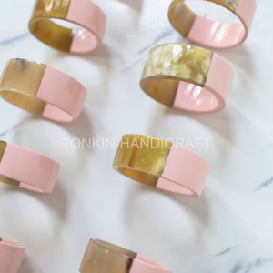 Ronds de serviette, ronds de serviette en rotin, ronds de serviette en osier, décor de table - Product Image 6