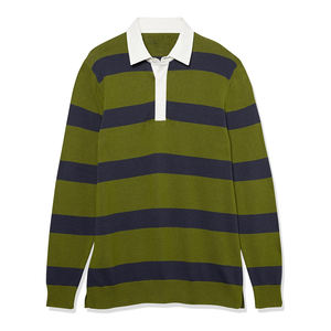 Camiseta de rugby con logotipo personalizado de alta calidad, ropa deportiva transpirable en color sólido, precio al por mayor a la venta - Product Image 5