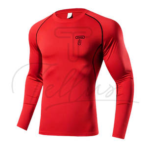 Camisetas de Compresión Deportivas para Hombre de Alta Calidad, Transpirables, de Secado Rápido, Manga Larga, Spandex/Poliéster - Product Image 6