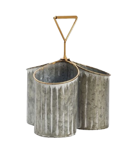 Quantité en vrac Accessoires pour maison et ustensiles de cuisine Caddy en métal galvanisé Accueil Chambre d'hôtel Restaurant - Product Image 3