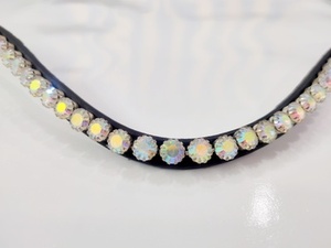 Diadema Premium Hecha a Mano con Múltiples Cristales de Diamante de 8mm para Caballo, Accesorio Decorativo para Equitación - Product Image 3