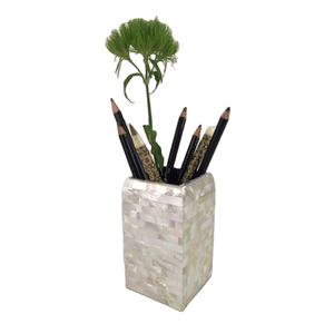 Porte-stylo de table design élégant porte-stylo en nacre blanche de la meilleure qualité pour porte-stylo de vente chaude à bon prix - Product Image 1