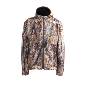 Vestes de randonnée d'hiver pour hommes en toile, design tendance, softshell, imperméables, respirantes, coupe-vent, polaire, à capuche, col montant - Product Image 3