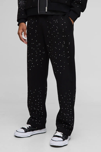 Pantalons de survêtement décontractés pour hommes, pantalons de jogging amples, 100% coton, taille mi-haute, taille élastique, multi-poches, streetwear - Product Image 2