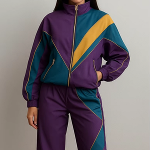 Chaqueta Cortavientos Reversible Impermeable de Moda para Mujer de Talla Grande con Material Transpirable, Cierre de Cremallera y Ajuste Regular - Product Image 1