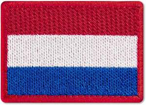 Le drapeau des Pays-Bas brodé emblème national de la Hollande fer néerlandais sur un patch à coudre - Product Image 5